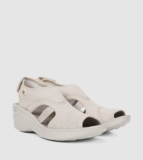 Bzees Bzees - Beige Wedge Sandals