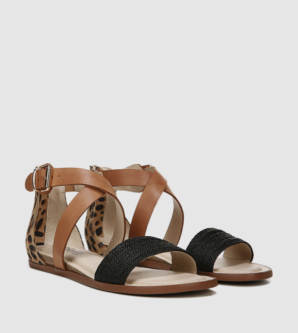 Life Stride  - Brown Flat Sandals