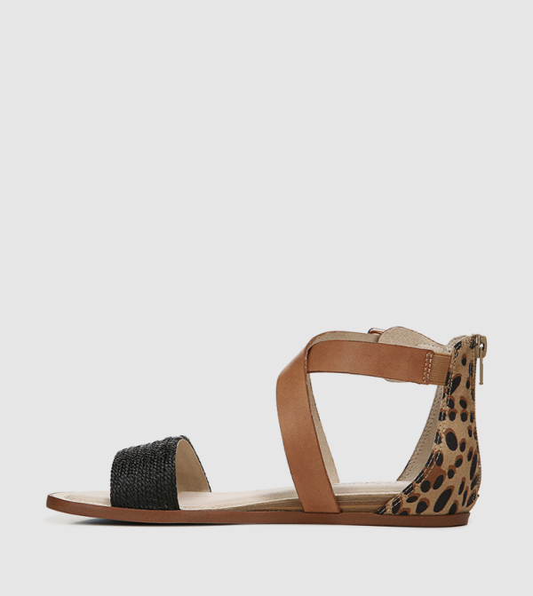 Life Stride  - Brown Flat Sandals