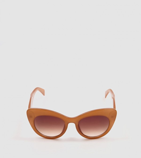 Dune London Dune London - Orange Retro Sunglasses