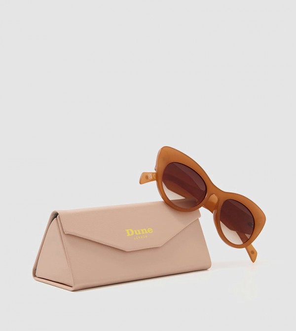 Dune London Dune London - Orange Retro Sunglasses