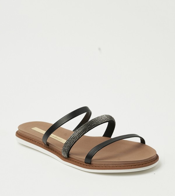 موليكا موليكا - أسود Flat Sandals