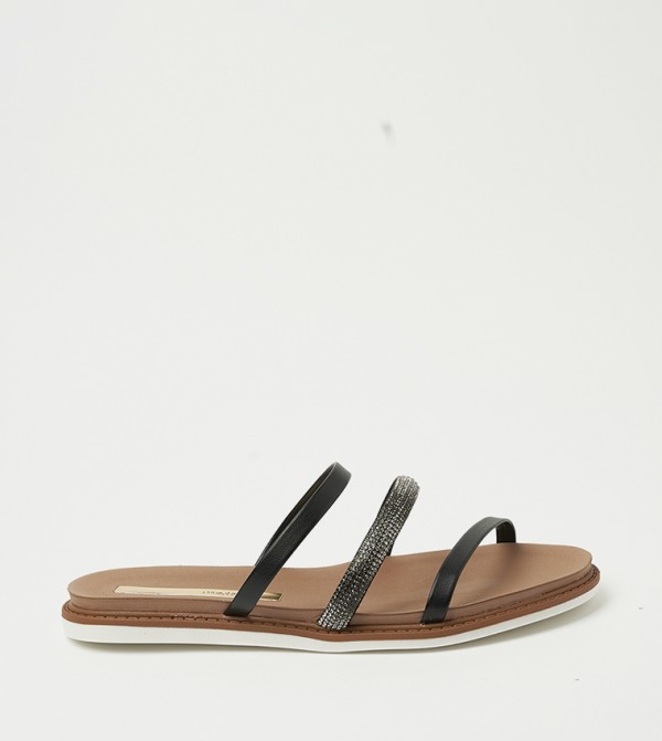 موليكا موليكا - أسود Flat Sandals