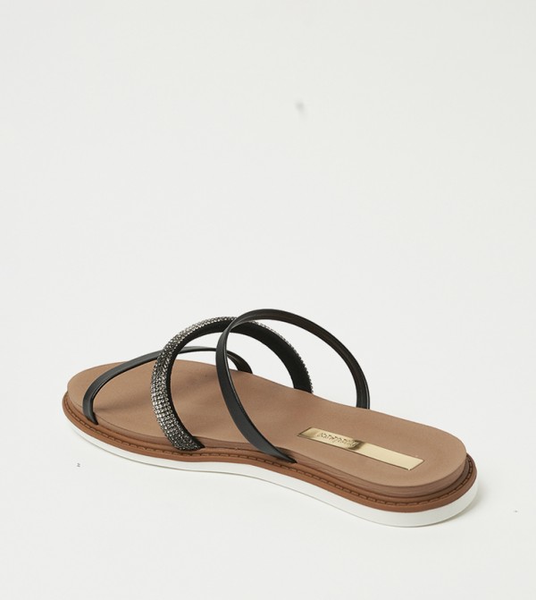 موليكا موليكا - أسود Flat Sandals