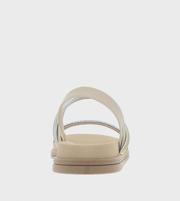 Beira Rio Beira Rio - Beige Flat Sandals