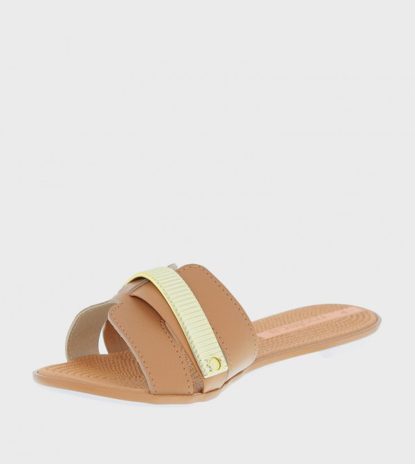موليكا موليكا - بني  Flat Sandals