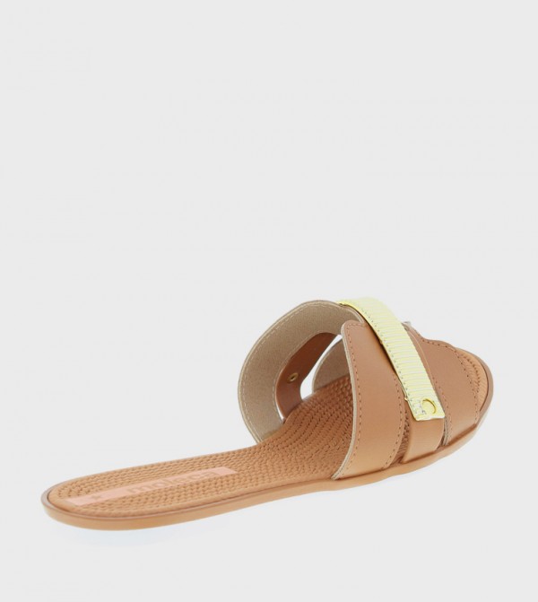 موليكا موليكا - بني  Flat Sandals
