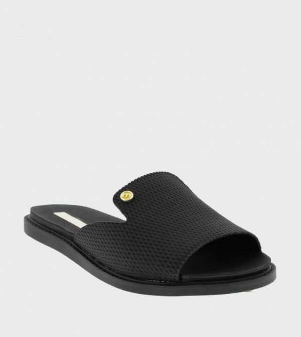 موليكا موليكا - أسود Flat Sandals