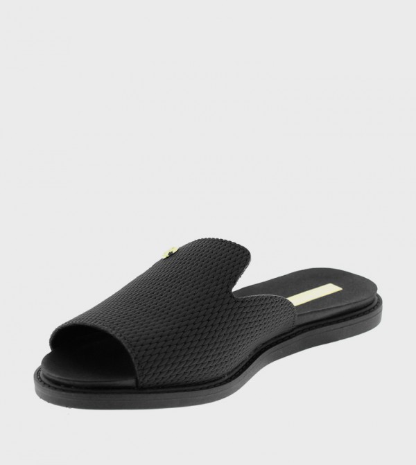 موليكا موليكا - أسود Flat Sandals