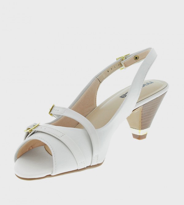 Moleca  - Off White Heels