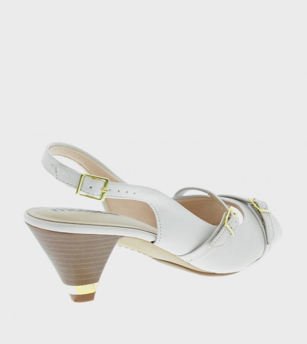 Moleca  - Off White Heels