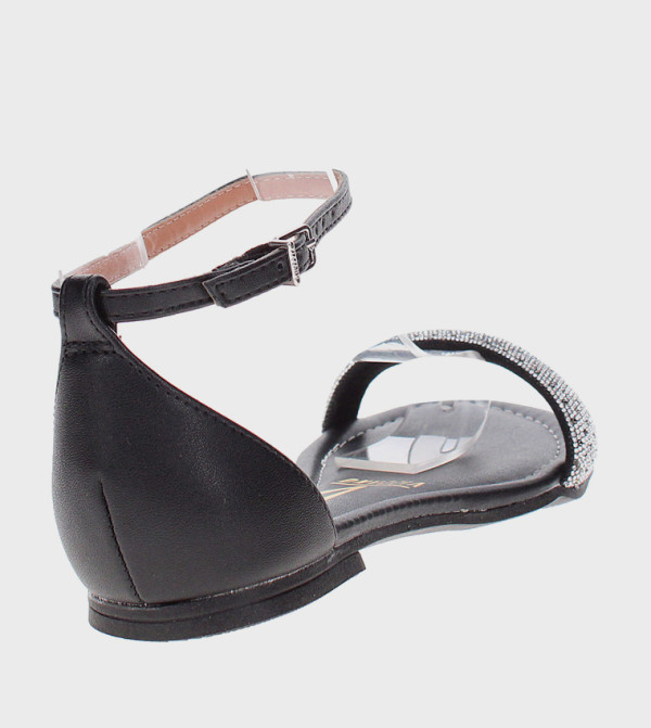 Vizzano Vizzano - Black Flat Sandals