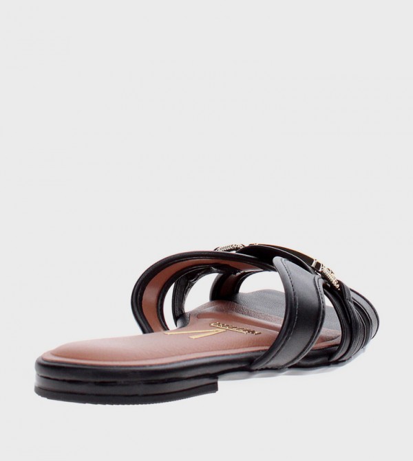 Vizzano Vizzano - Black Flat Sandals