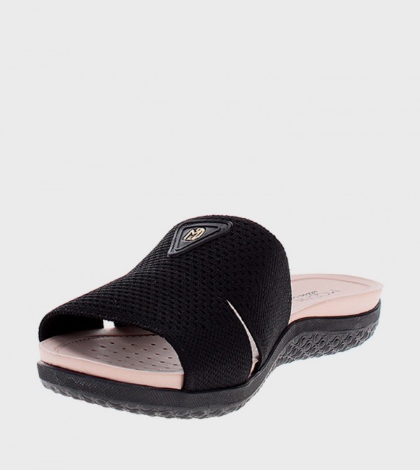 Modare  - Black Flat Sandals