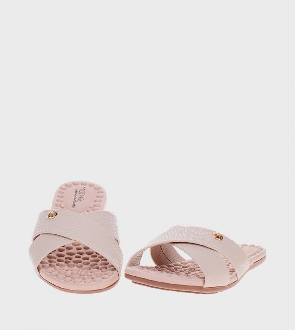 مودير  - بيج Flat Sandals