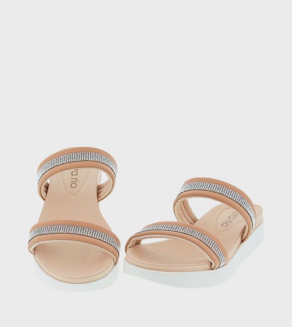 Beira Rio Beira Rio - Nude Flat Sandals