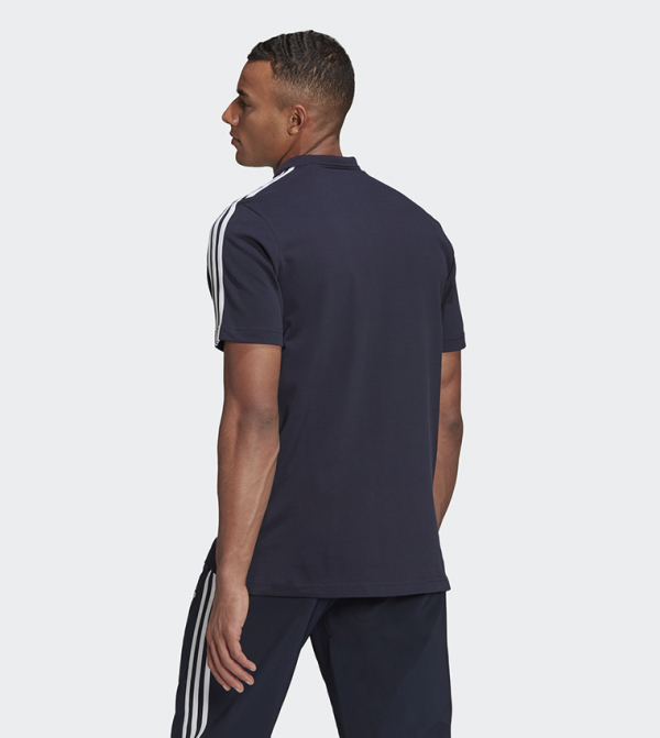 Adidas  - NAVY BLUE Polo T-shirts
