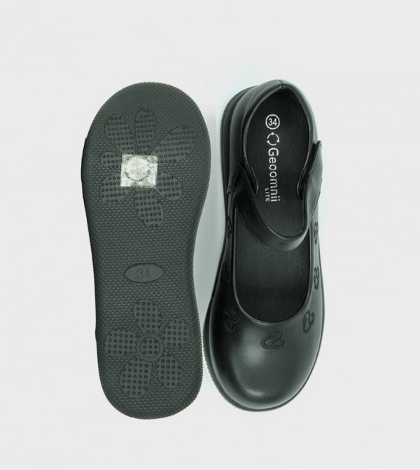 GEOOMNII  Formal Shoes - Black Slip-ons