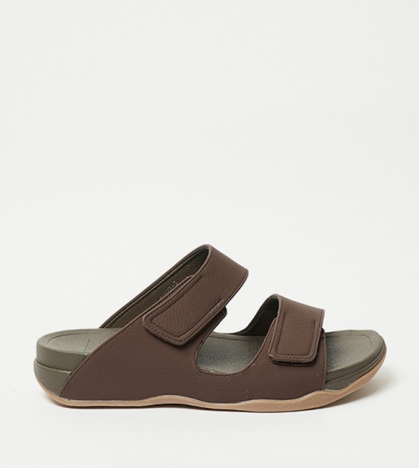 GEOOMNII  Arabic Sandals - Brown Arabic Sandals