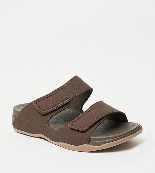 GEOOMNII  Arabic Sandals - Brown Arabic Sandals