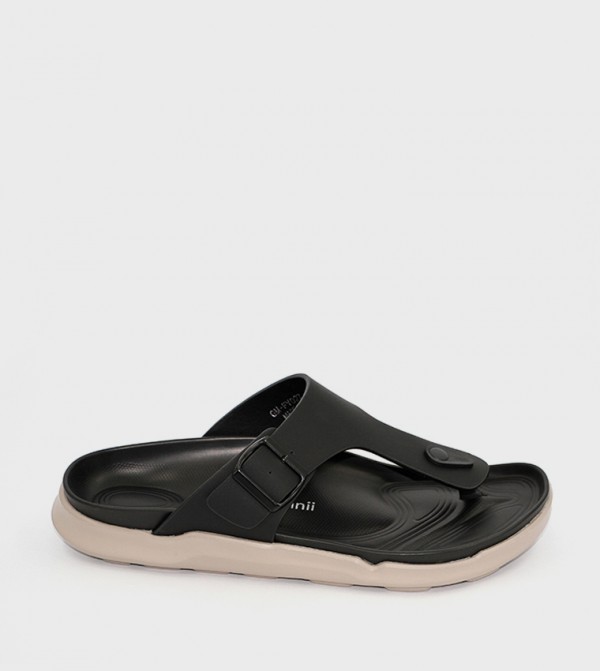 GEOOMNII  Sandals - Black Arabic Sandals