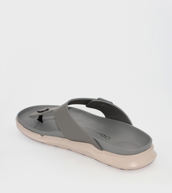 GEOOMNII  Arabic Sandals - Grey Arabic Sandals