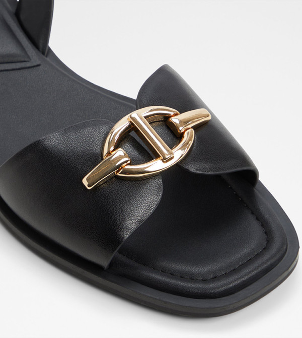 ألدو  الصنادل المسطحة - أسود Flat Sandals