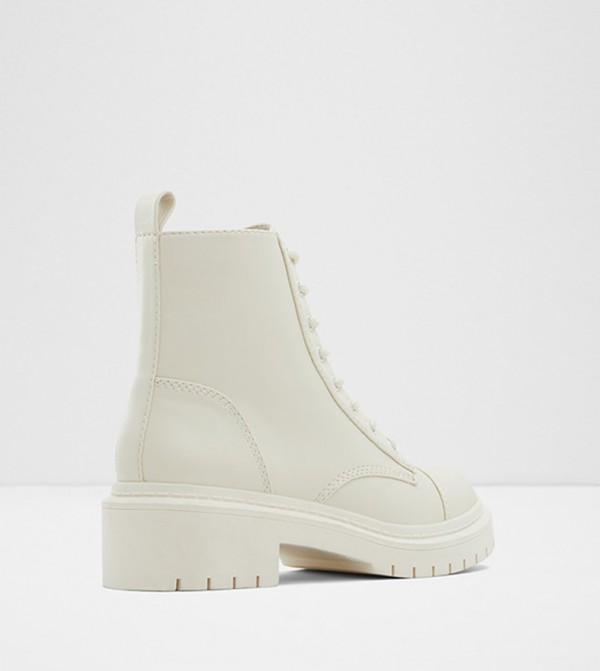 ألدو  leather-edit - أوف وايت Ankle length Boots