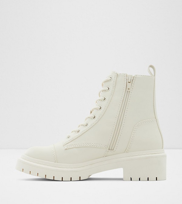 ألدو  leather-edit - أوف وايت Ankle length Boots