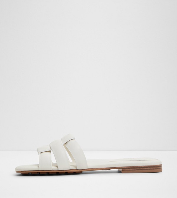 Aldo  Flat Sandals - White Flat Sandals
