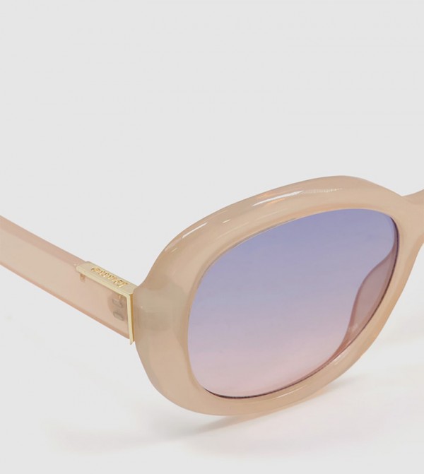 Dune London Dune London - Beige Round Sunglasses