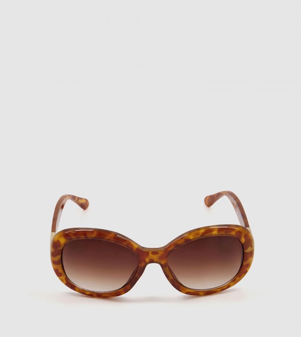 Dune London  Sunglasses - Brown Round Sunglasses
