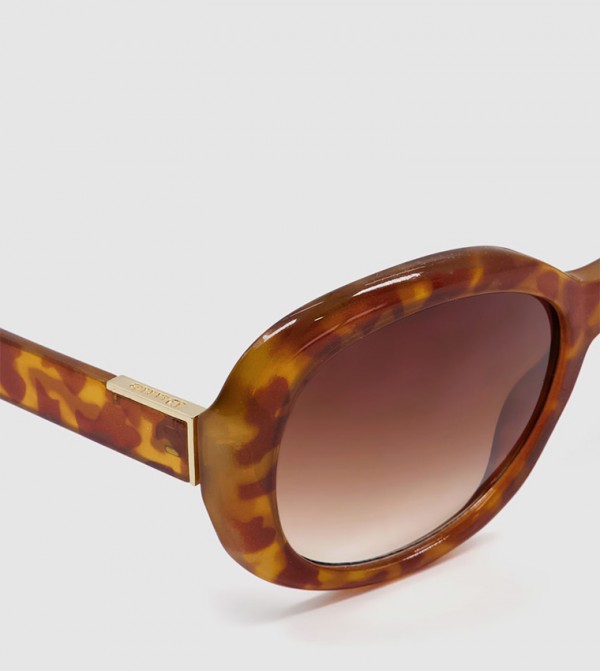 Dune London  Sunglasses - Brown Round Sunglasses
