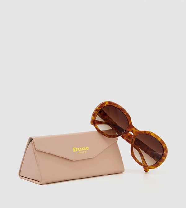 Dune London  Sunglasses - Brown Round Sunglasses