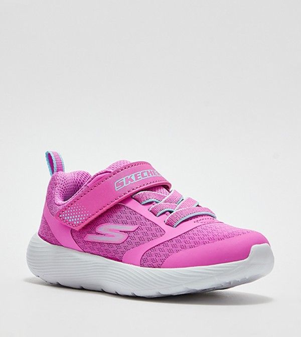 سكيتشرز لوازم المدرسية - وردي أحذية برقبة منخفضة 