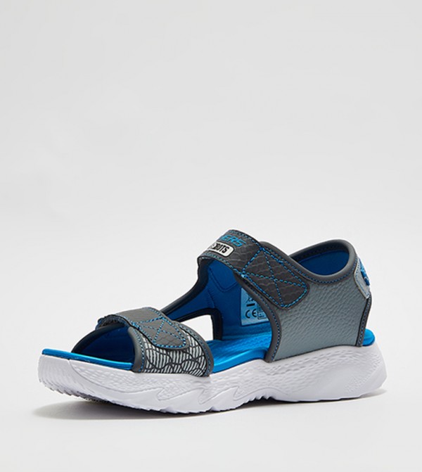 سكيتشرز سكيتشرز - CHARCOAL Flat Sandals