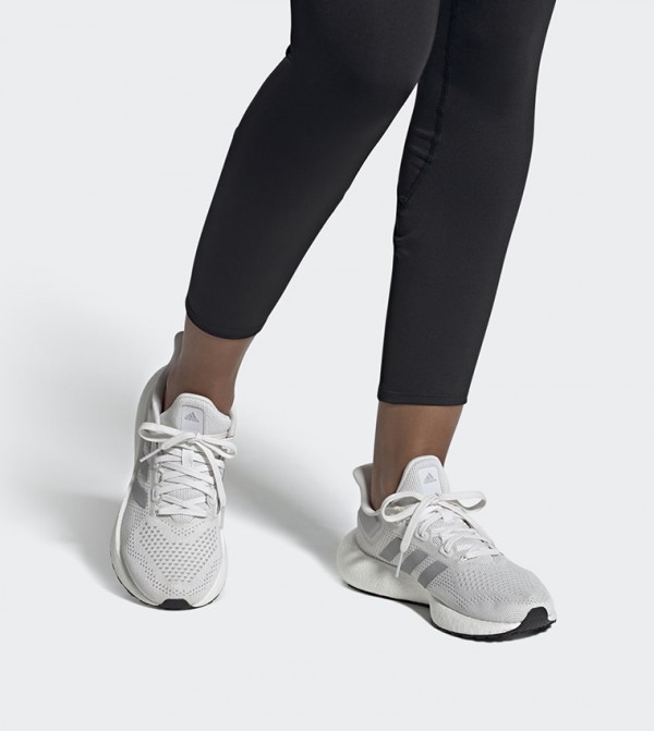 Adidas  - White Running Shoes