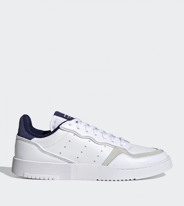 اديداس اورجينال - أبيض أحذية برقبة منخفضة