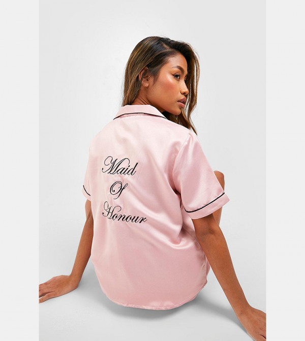boohoo  - Rose Gold Nightsuits/Pyjama Set