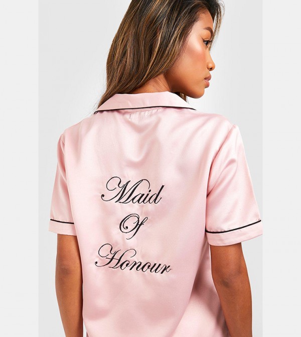 boohoo  - Rose Gold Nightsuits/Pyjama Set