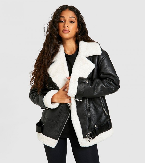 boohoo  Jackets & Coats - Black Casual Jackets