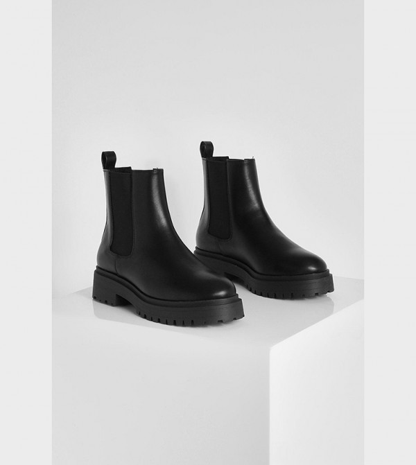 boohoo Shoes - Black Chelsea Boots