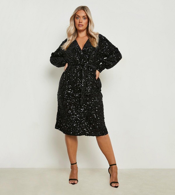 boohoo  Clothing - Black Casual Dresses