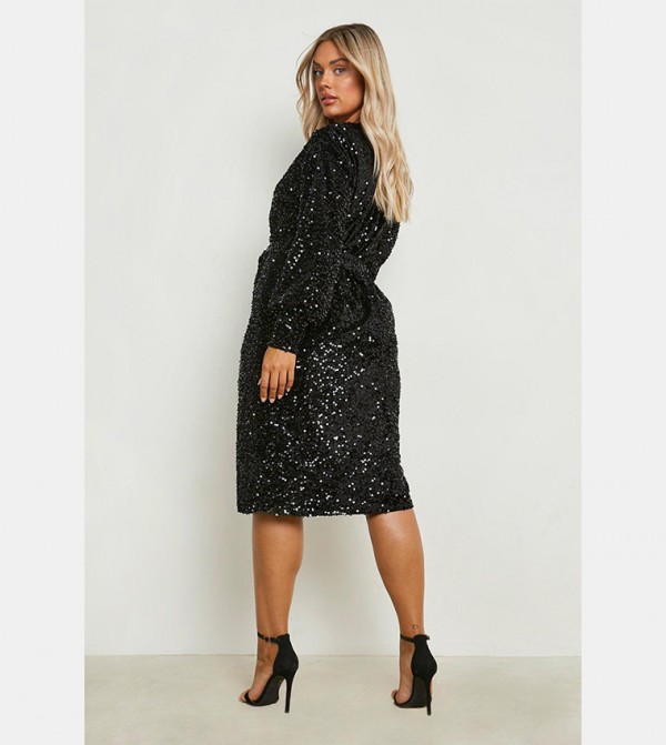 boohoo  Clothing - Black Casual Dresses