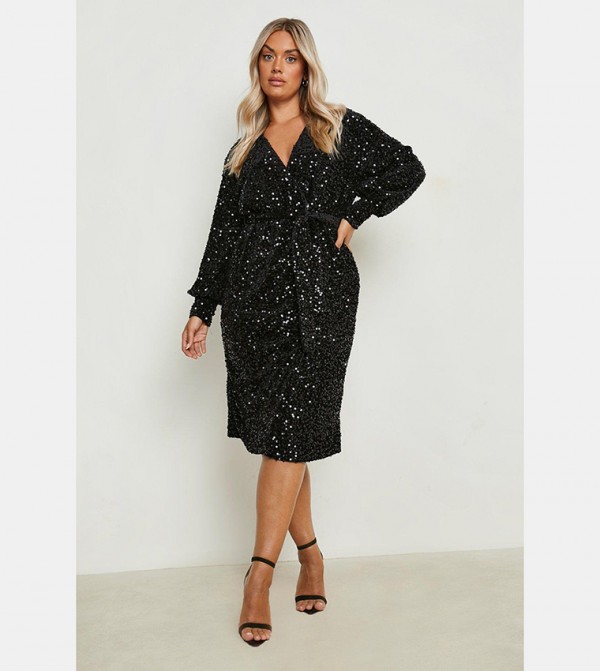 boohoo  Clothing - Black Casual Dresses