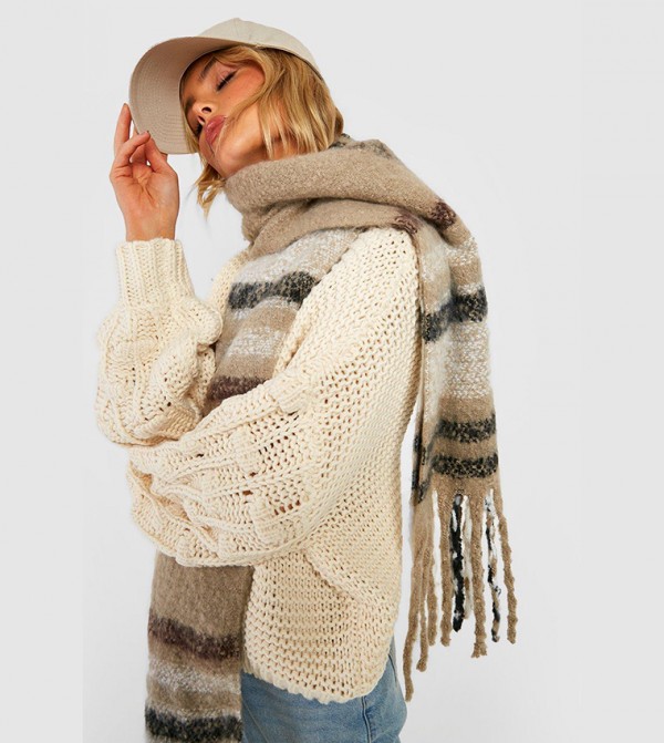 boohoo  Woven Scarves - Multi Knitted Scarves