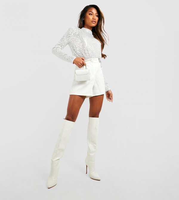 boohoo  - Silver Tops & Blouses