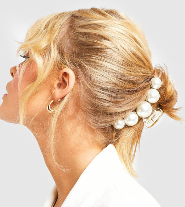 boohoo  - White Hair Clips