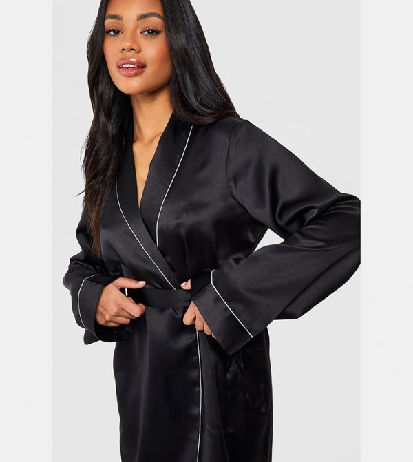 boohoo  - Black Robes & Kimonos