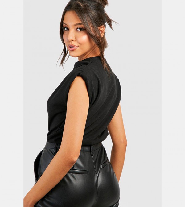 boohoo boohoo - Black Tops & Blouses